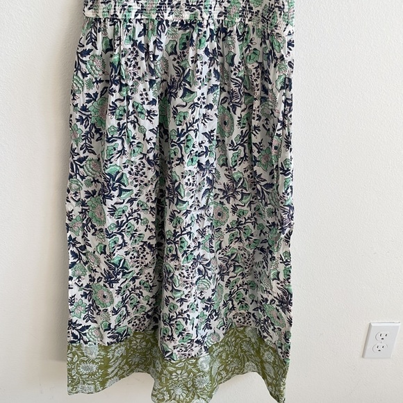 Alix of Bohemia Blue green floral Luna Jardin dress S - Picture 8 of 14
